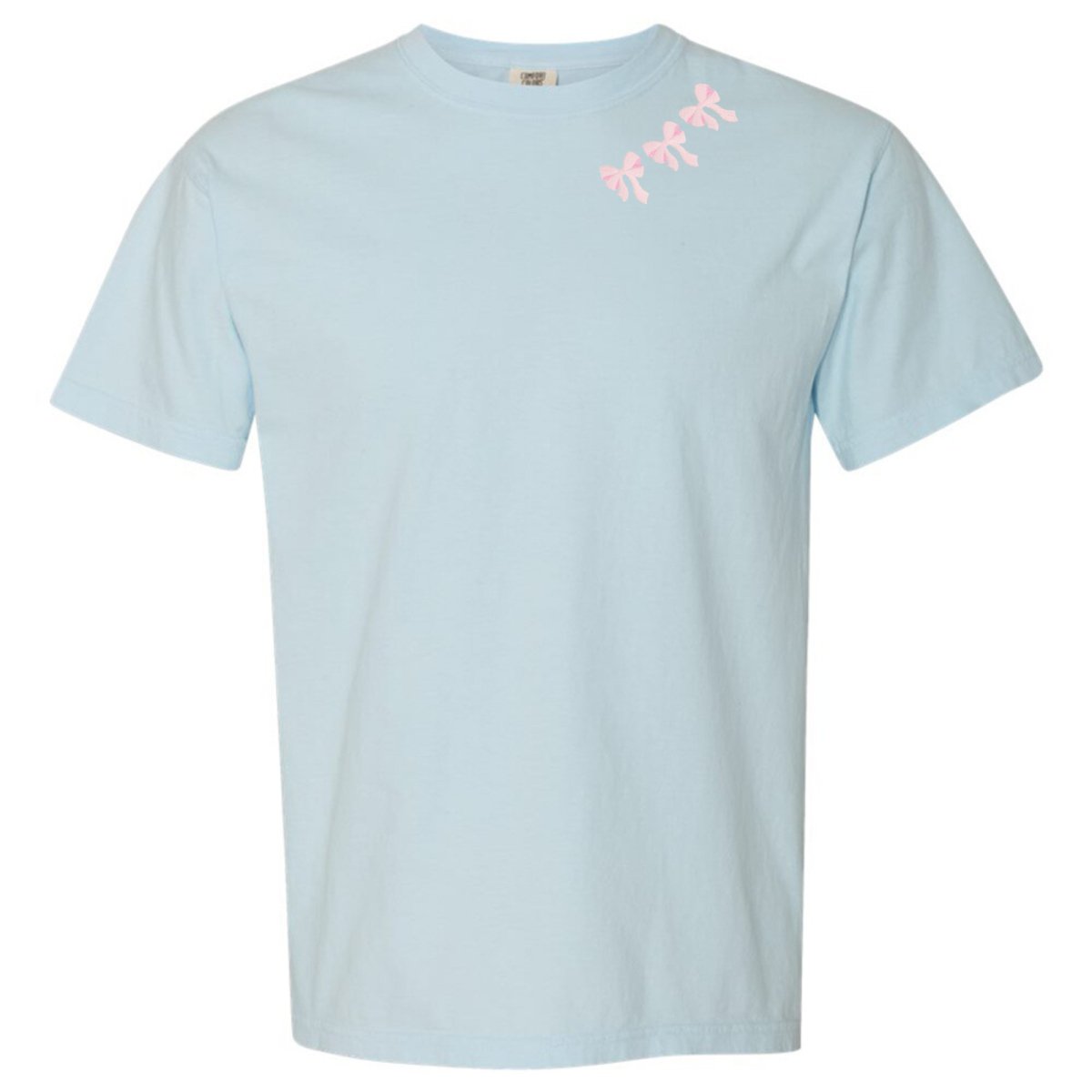 Embroidered 'Bow Collar' T-Shirt - United Monograms