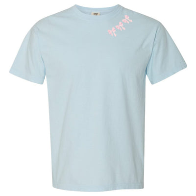 Embroidered 'Bow Collar' T-Shirt - United Monograms