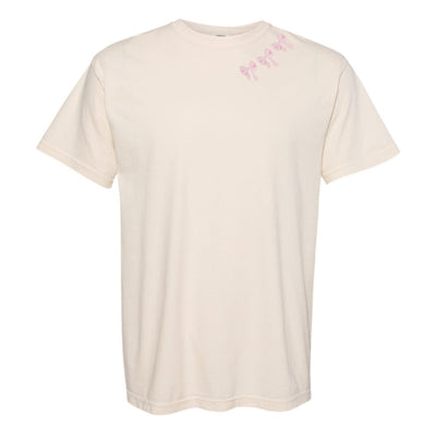Embroidered 'Bow Collar' T-Shirt - United Monograms