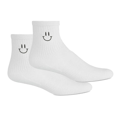 Embroidered Smiley Socks - United Monograms