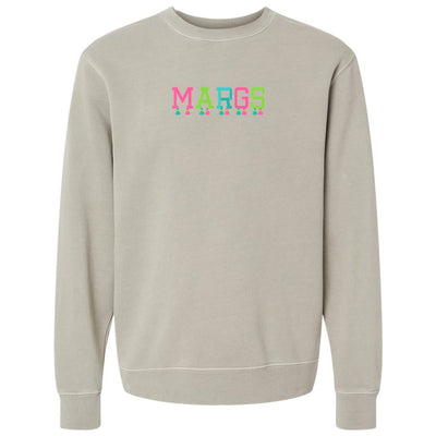 Embroidered Tasseled 'Margs' Cozy Crew - United Monograms