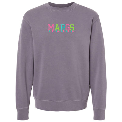 Embroidered Tasseled 'Margs' Cozy Crew - United Monograms