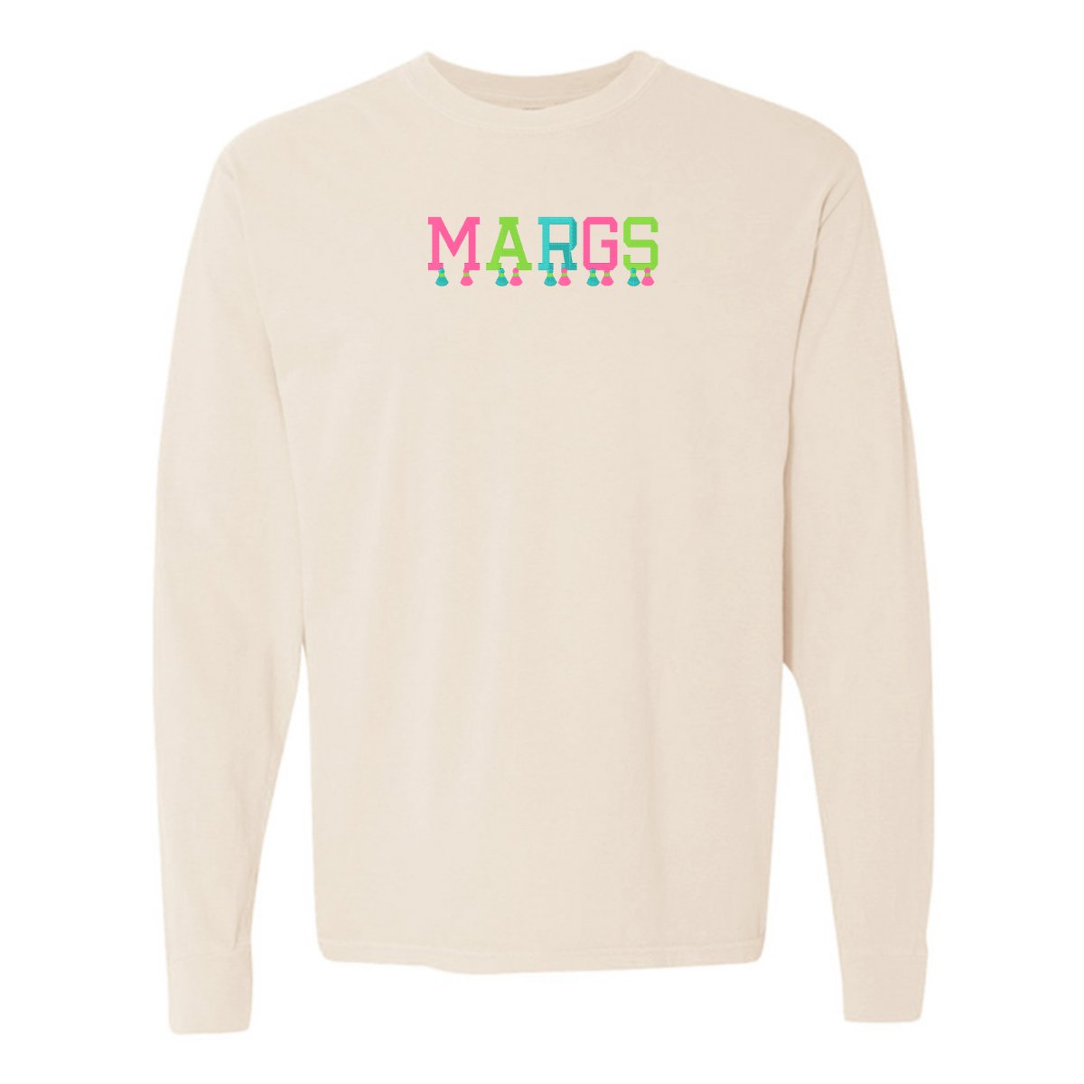 Embroidered Tasseled 'Margs' Long Sleeve - United Monograms