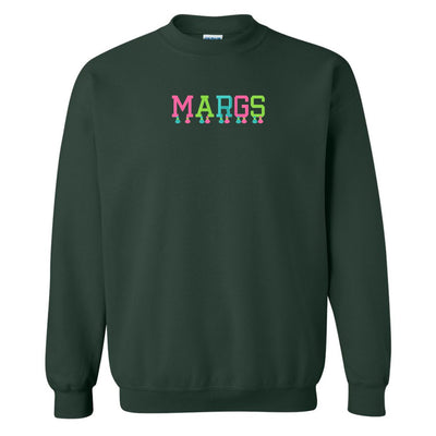 Embroidered Tasseled 'Margs' Sweatshirt - United Monograms