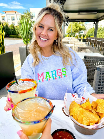 Embroidered Tasseled 'Margs' Sweatshirt - United Monograms