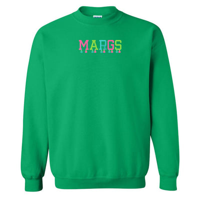 Embroidered Tasseled 'Margs' Sweatshirt - United Monograms