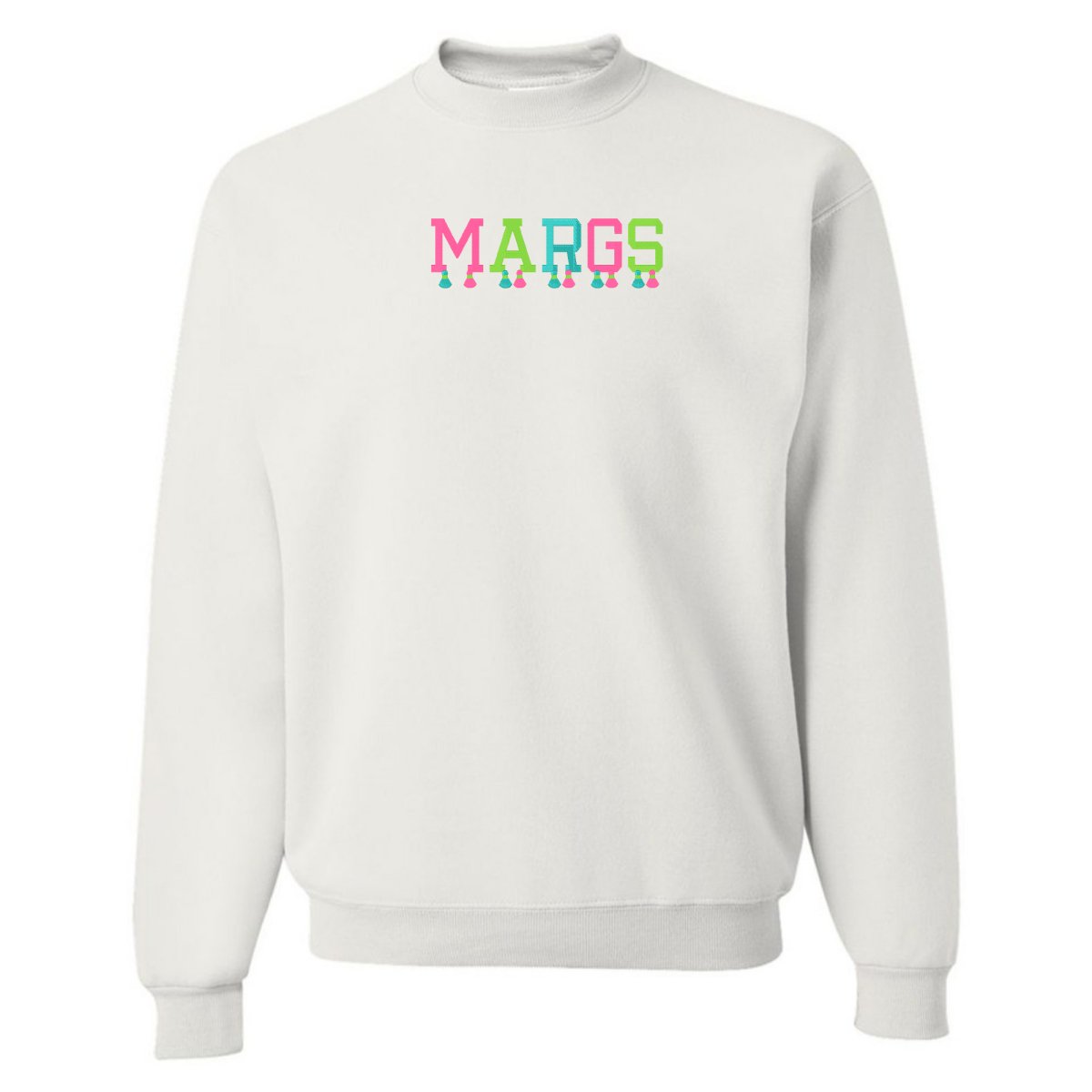 Embroidered Tasseled 'Margs' Sweatshirt - United Monograms