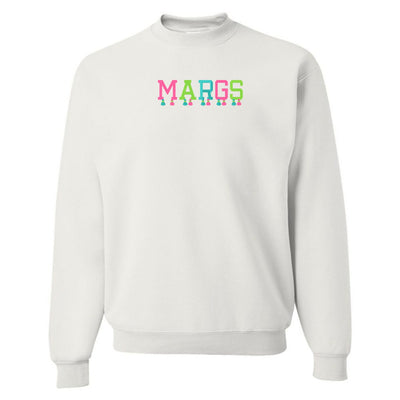 Embroidered Tasseled 'Margs' Sweatshirt - United Monograms