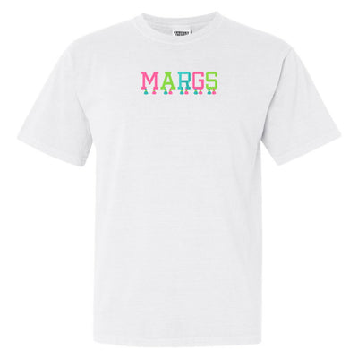 Embroidered Tasseled 'Margs' T-Shirt - United Monograms