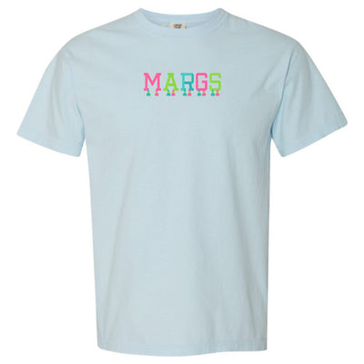 Embroidered Tasseled 'Margs' T-Shirt - United Monograms