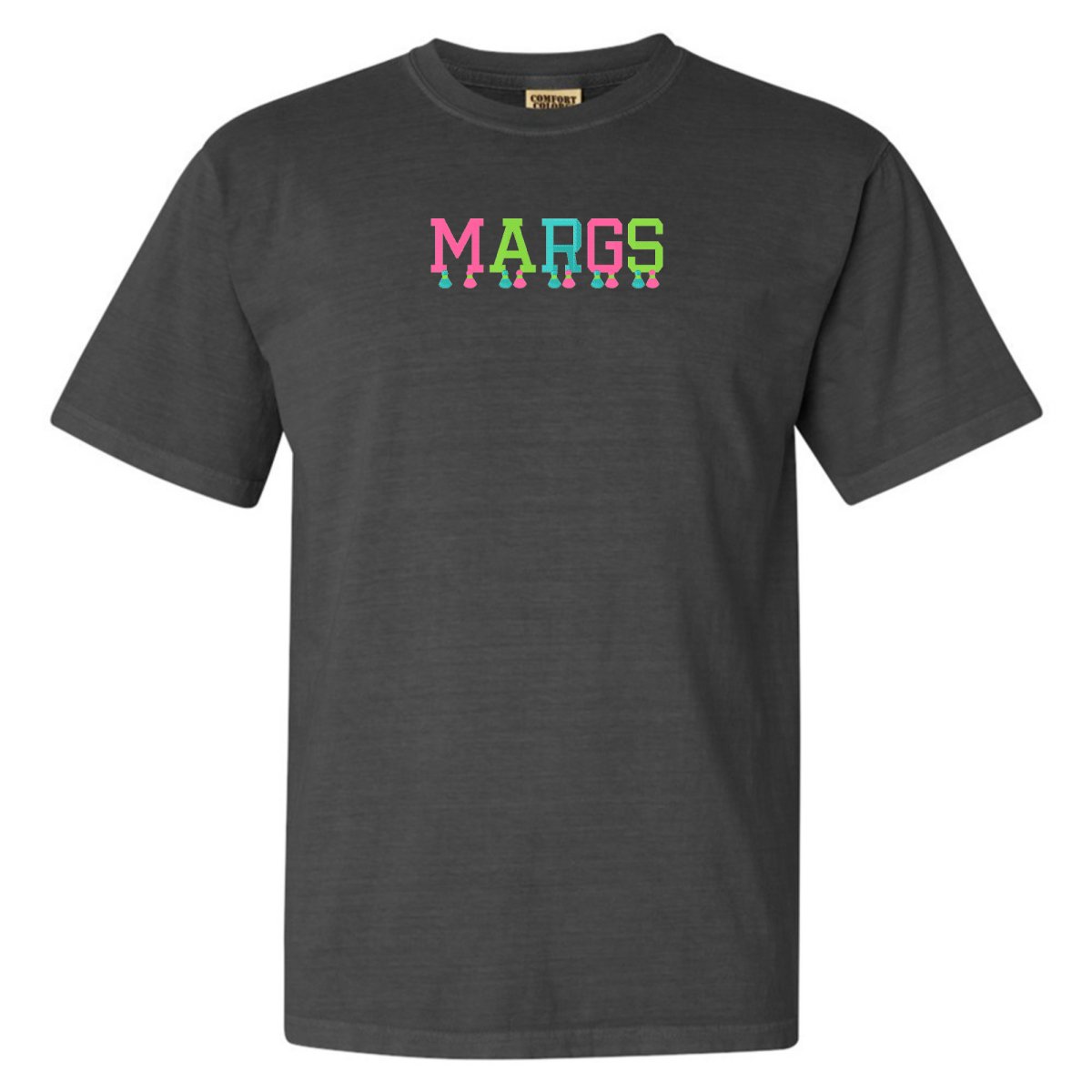 Embroidered Tasseled 'Margs' T-Shirt - United Monograms