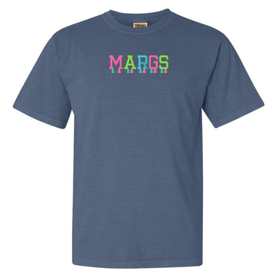Embroidered Tasseled 'Margs' T-Shirt - United Monograms