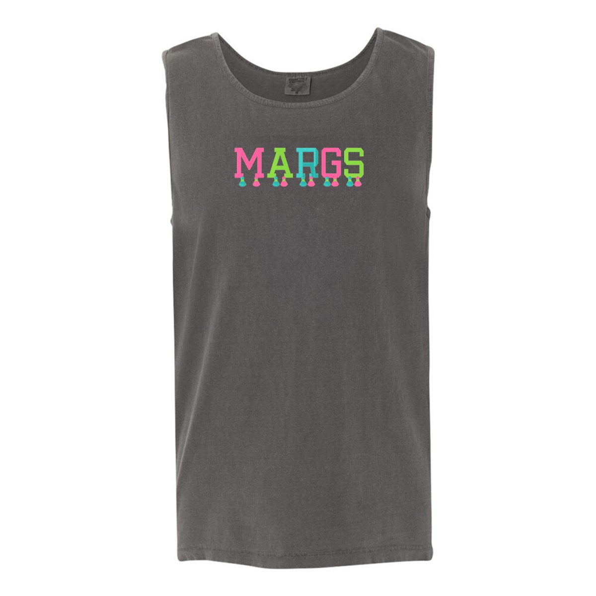 Embroidered Tasseled 'Margs' Tank Top - United Monograms