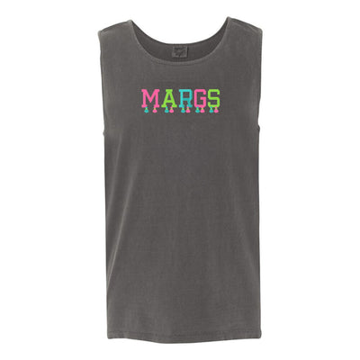 Embroidered Tasseled 'Margs' Tank Top - United Monograms