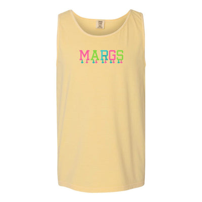 Embroidered Tasseled 'Margs' Tank Top - United Monograms