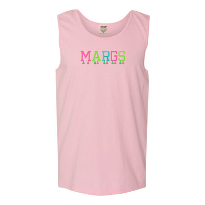 Embroidered Tasseled 'Margs' Tank Top - United Monograms