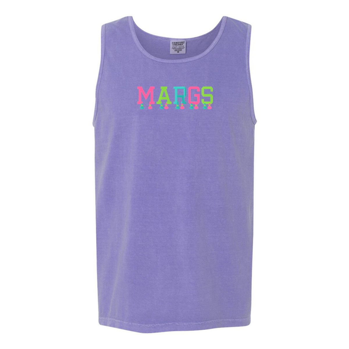 Embroidered Tasseled 'Margs' Tank Top - United Monograms