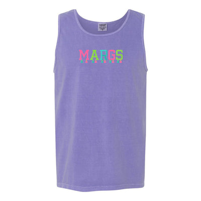 Embroidered Tasseled 'Margs' Tank Top - United Monograms