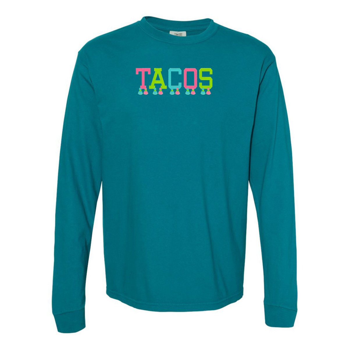 Embroidered Tasseled 'Tacos' Long Sleeve - United Monograms