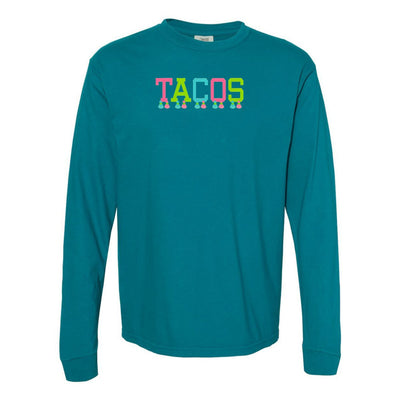 Embroidered Tasseled 'Tacos' Long Sleeve - United Monograms