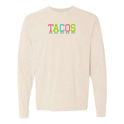 Embroidered Tasseled 'Tacos' Long Sleeve - United Monograms