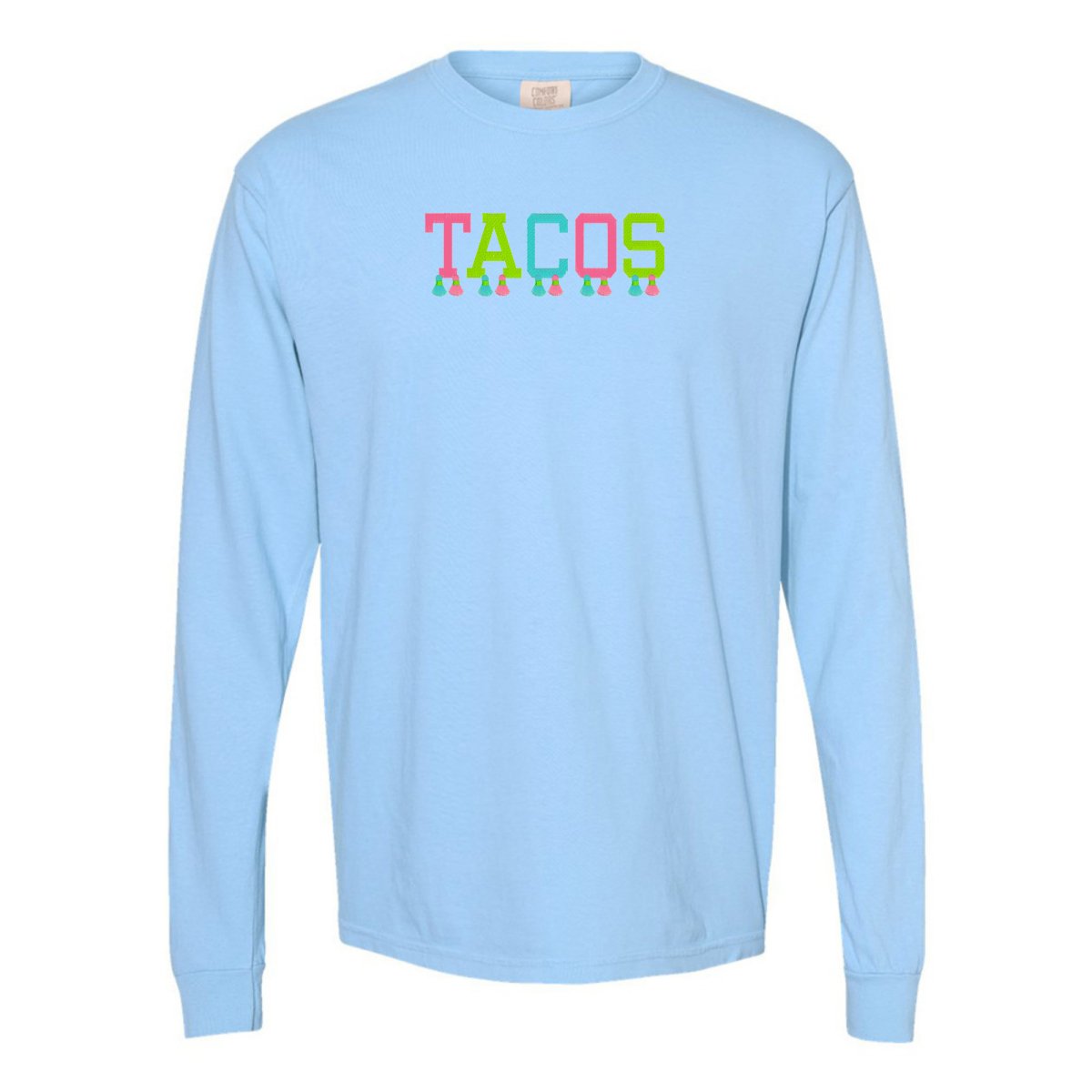 Embroidered Tasseled 'Tacos' Long Sleeve - United Monograms