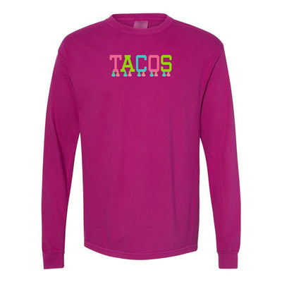 Embroidered Tasseled 'Tacos' Long Sleeve - United Monograms