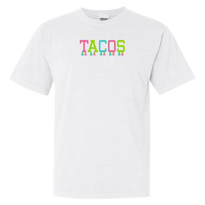 Embroidered Tasseled 'Tacos' T-Shirt - United Monograms