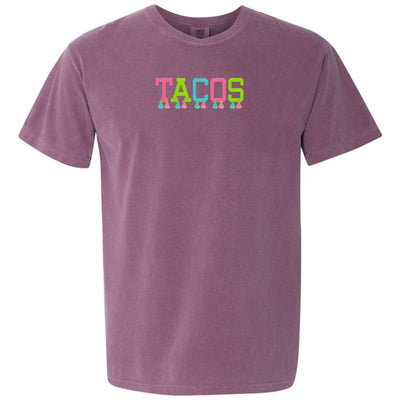 Embroidered Tasseled 'Tacos' T-Shirt - United Monograms