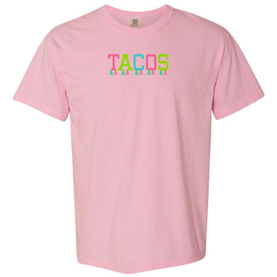 Embroidered Tasseled 'Tacos' T-Shirt - United Monograms