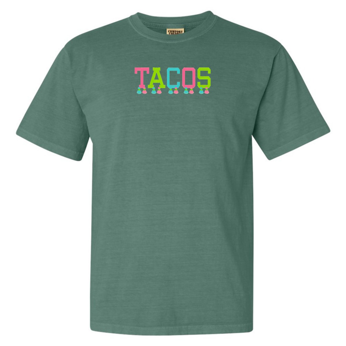 Embroidered Tasseled 'Tacos' T-Shirt - United Monograms