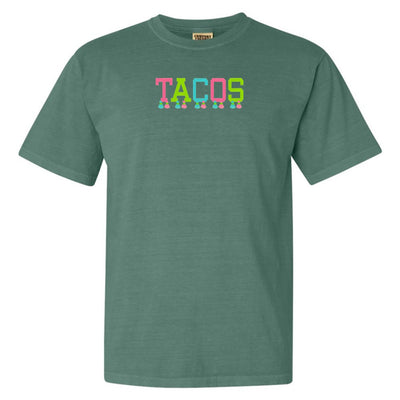 Embroidered Tasseled 'Tacos' T-Shirt - United Monograms