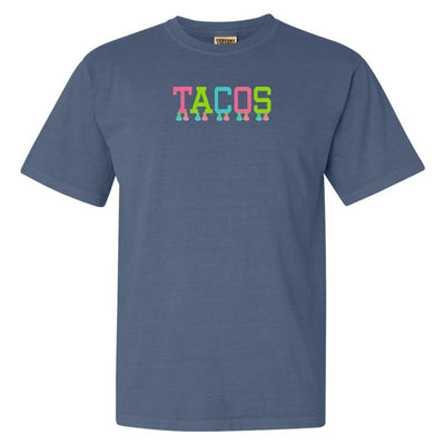 Embroidered Tasseled 'Tacos' T-Shirt - United Monograms