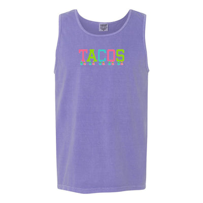 Embroidered Tasseled 'Tacos' Tank Top - United Monograms