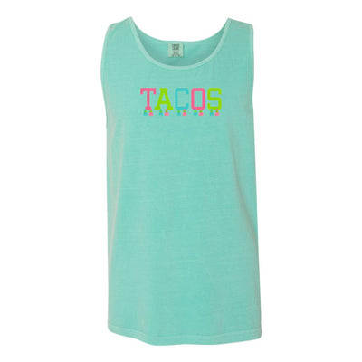 Embroidered Tasseled 'Tacos' Tank Top - United Monograms
