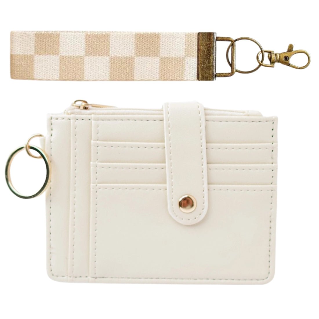 'Errand Ready' Wallet + Keychain Combo - United Monograms