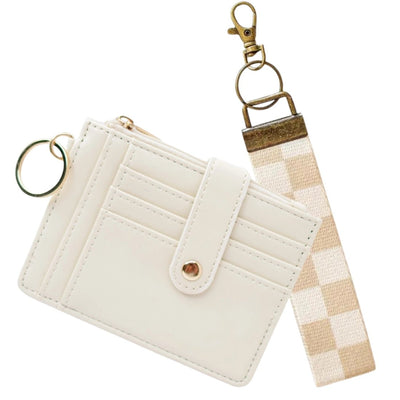 'Errand Ready' Wallet + Keychain Combo - United Monograms