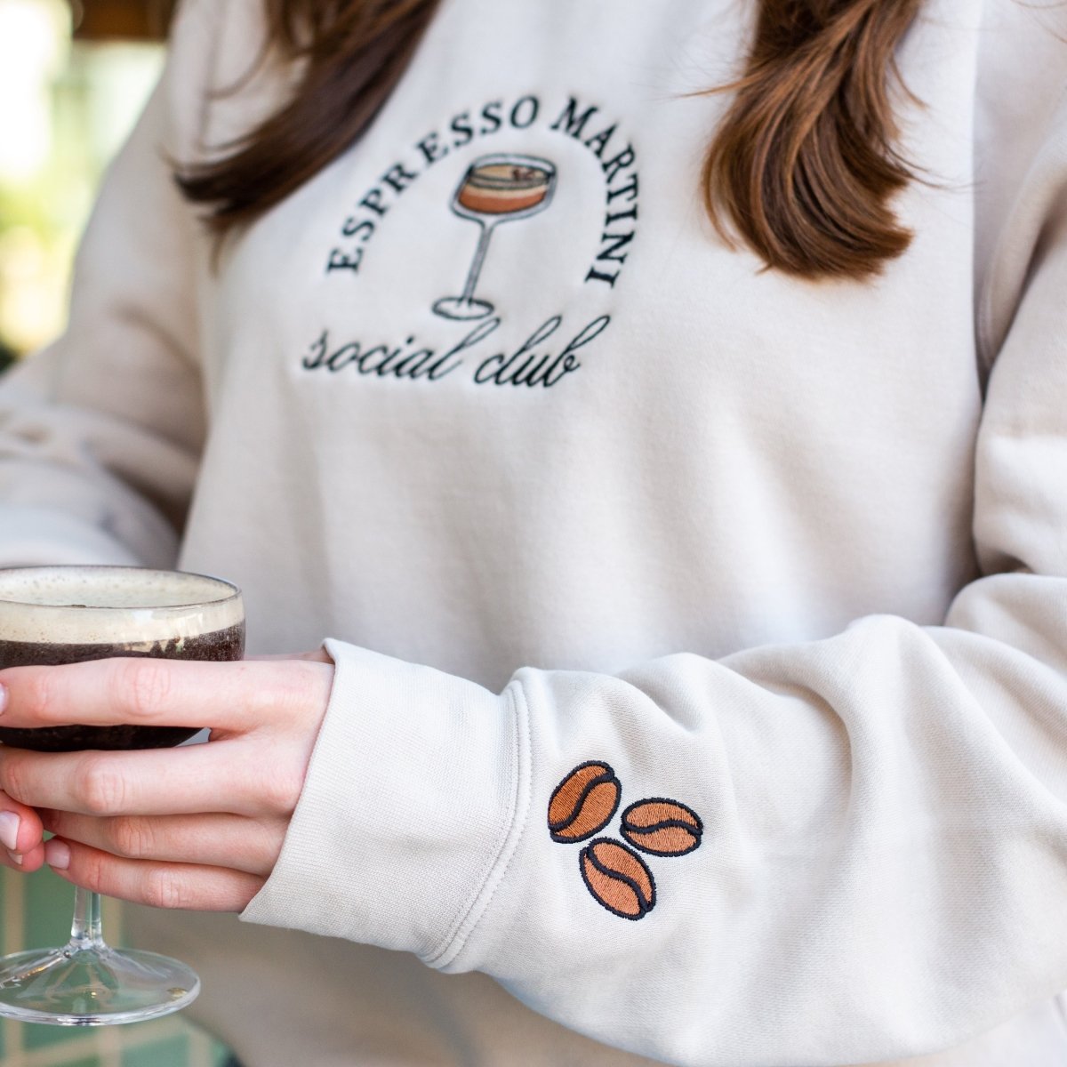 'Espresso Martini Social Club' Cozy Crew - United Monograms