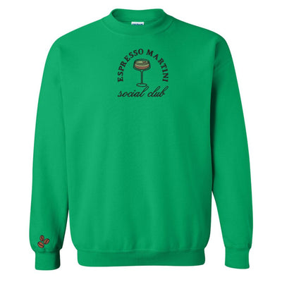 'Espresso Martini Social Club' Crewneck Sweatshirt - United Monograms