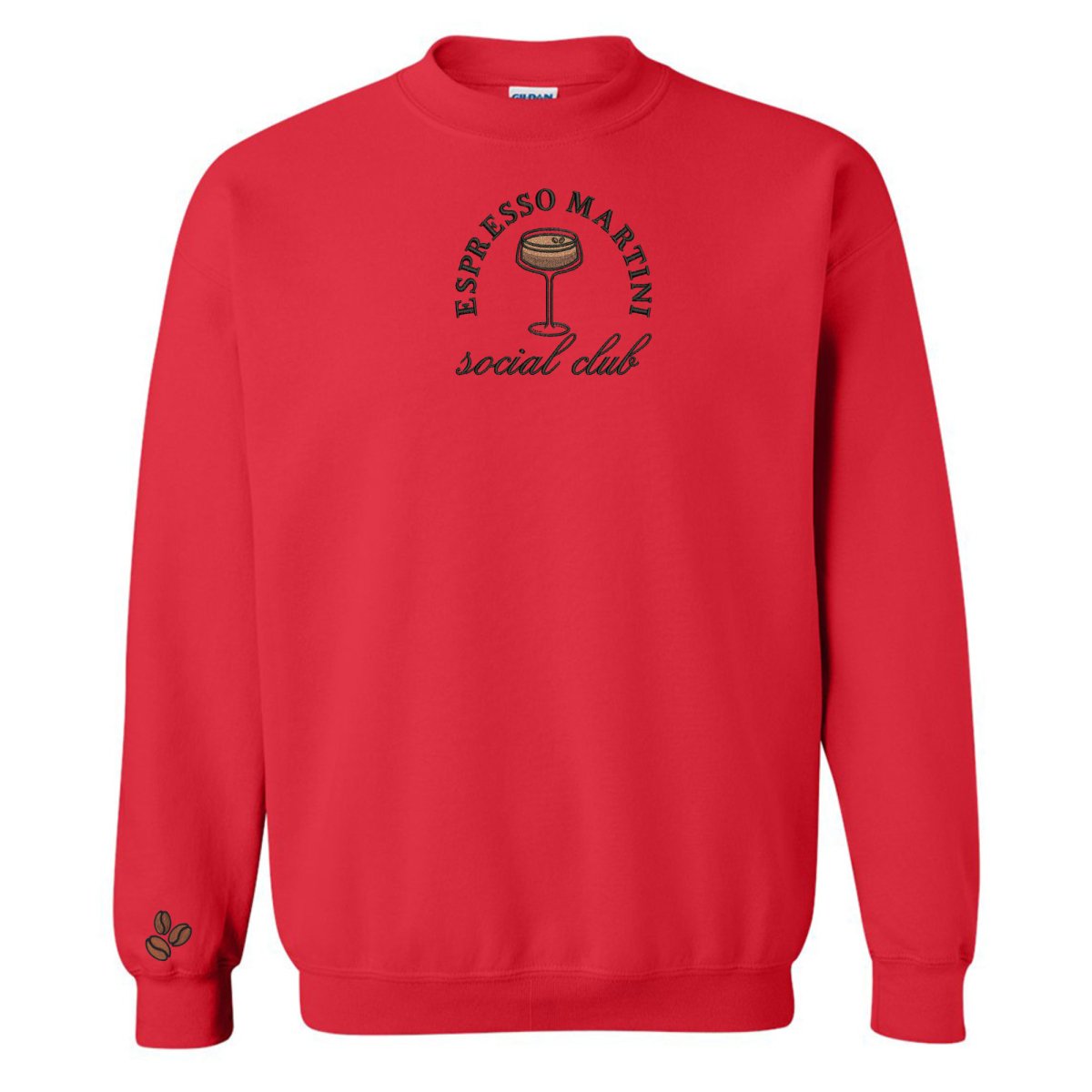 'Espresso Martini Social Club' Crewneck Sweatshirt - United Monograms