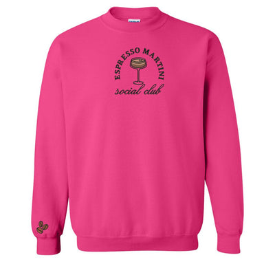 'Espresso Martini Social Club' Crewneck Sweatshirt - United Monograms