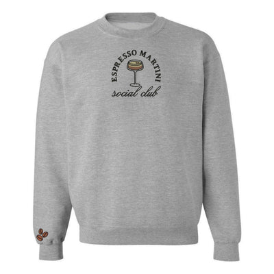 'Espresso Martini Social Club' Crewneck Sweatshirt - United Monograms