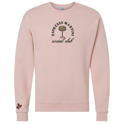 'Espresso Martini Social Club' Crewneck Sweatshirt - United Monograms