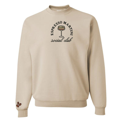 'Espresso Martini Social Club' Crewneck Sweatshirt - United Monograms