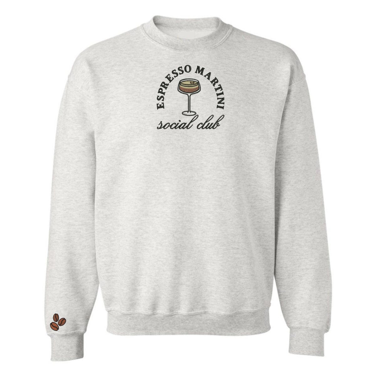 'Espresso Martini Social Club' Crewneck Sweatshirt - United Monograms