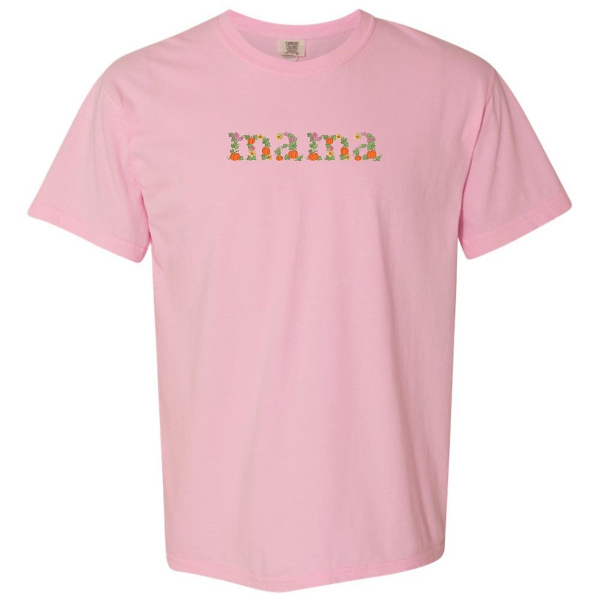 'Fall Floral Mama' Embroidered T-Shirt - United Monograms