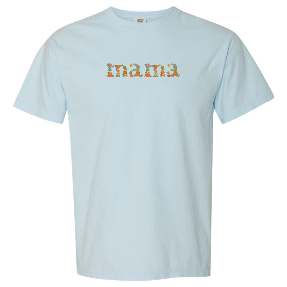 'Fall Floral Mama' Embroidered T-Shirt - United Monograms