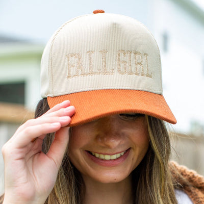 'Fall Girl' Corduroy Hat - United Monograms