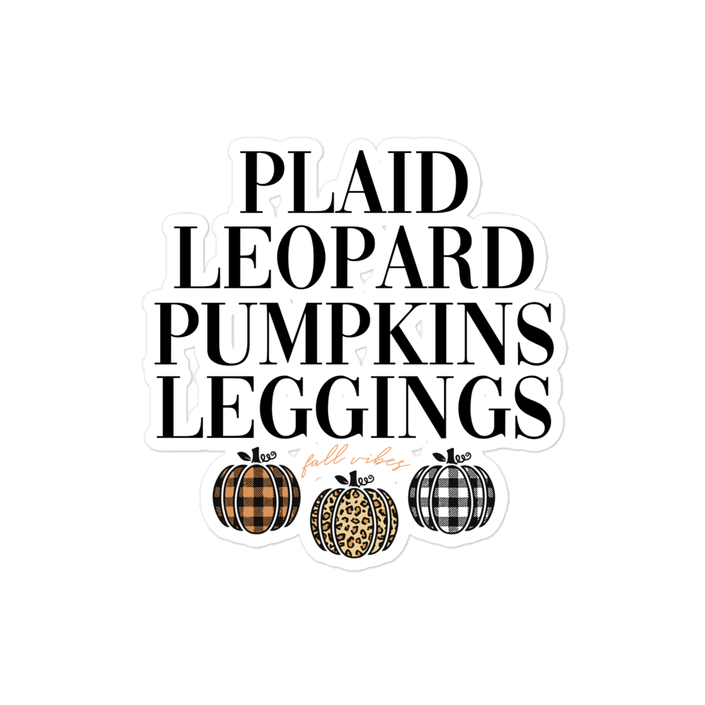 Fall Sticker - United Monograms