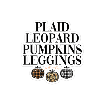 Fall Sticker - United Monograms